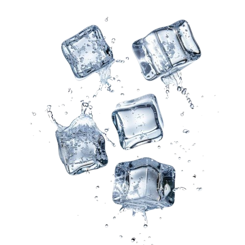 download four flying ice cubes on a transparent background for free removebg preview